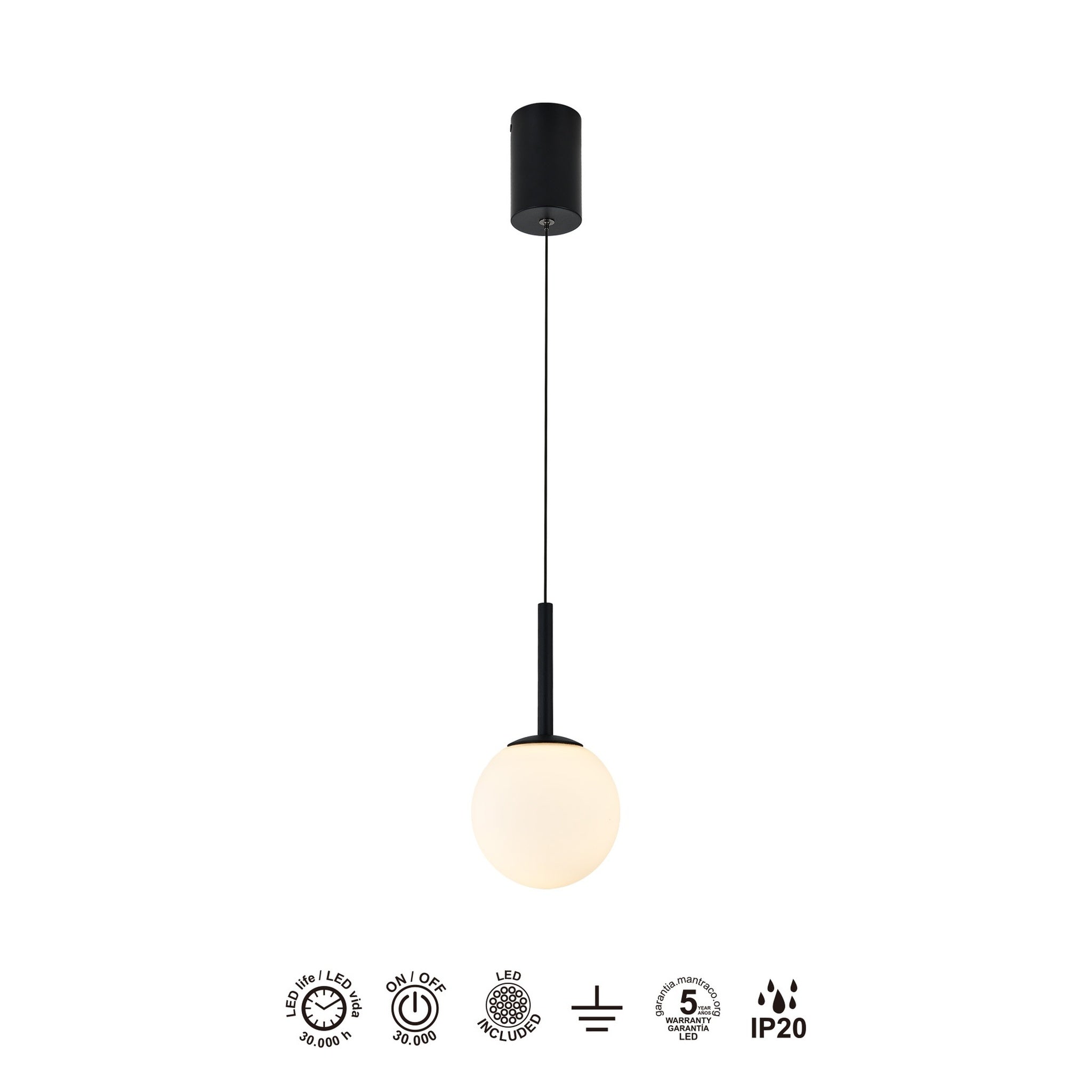 LAMPA WISZĄCA PUEBLA OD MANTRA 8887