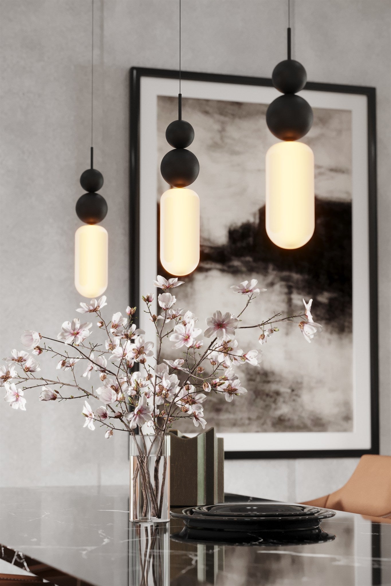 LAMPA  NOVA CZARNY OD MAXLIGHT P0641
