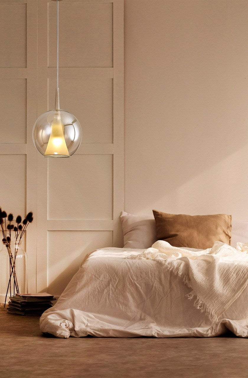 LAMPA WISZĄCA ELSA 8240 BEŻOWY od MANTRA