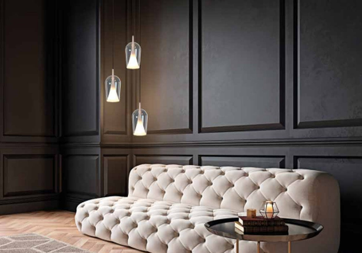 LAMPA WISZĄCA ELSA 8250 SZARY od MANTRA