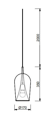 LAMPA WISZĄCA ELSA 8250 SZARY od MANTRA