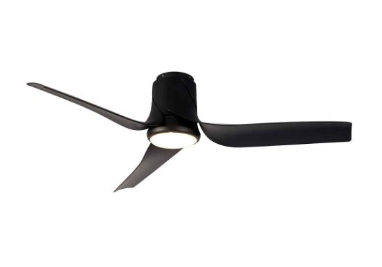 LAMPA WENTYLATOR SUFITOWY USHUALA CZARNY od MANTRA