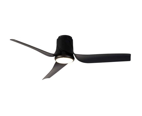 LAMPA WENTYLATOR SUFITOWY USHUALA CZARNY od MANTRA