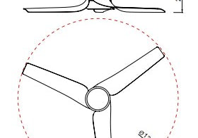 LAMPA WENTYLATOR SUFITOWY USHUAIA BIAŁY od MANTRA