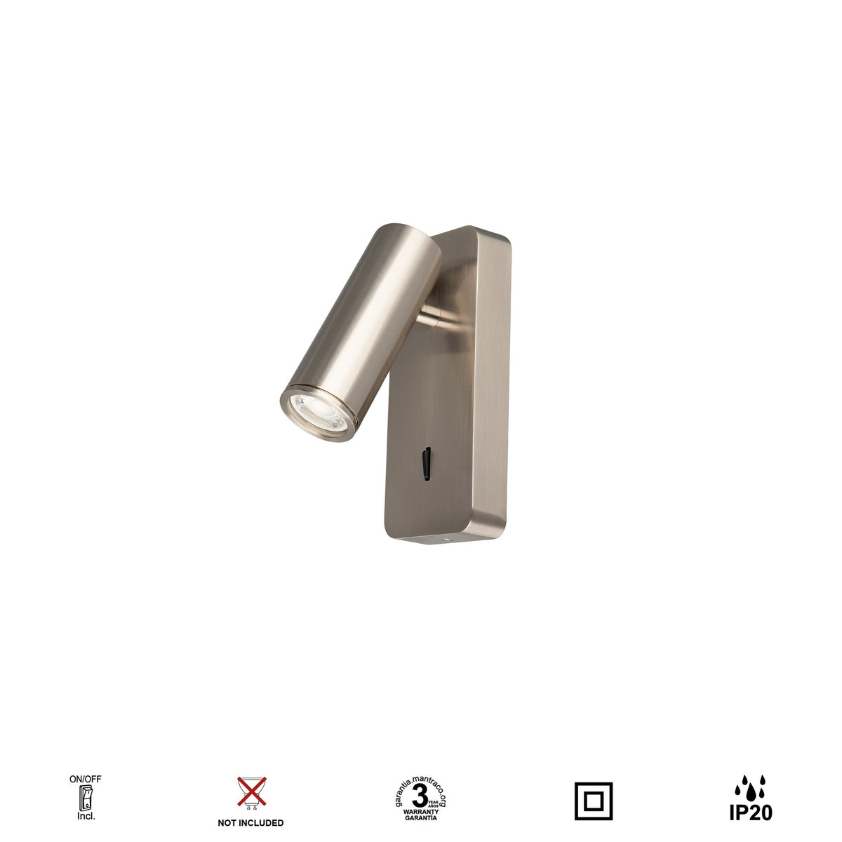 LAMPA ŚCIENNA NOTTE OD MANTRA 8875