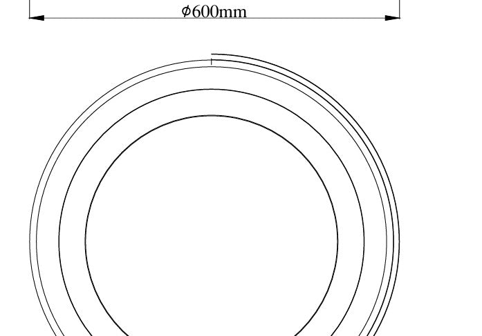 LAMPA PLAFON ARUBA BIAŁY OD MAXLIGHT C0286