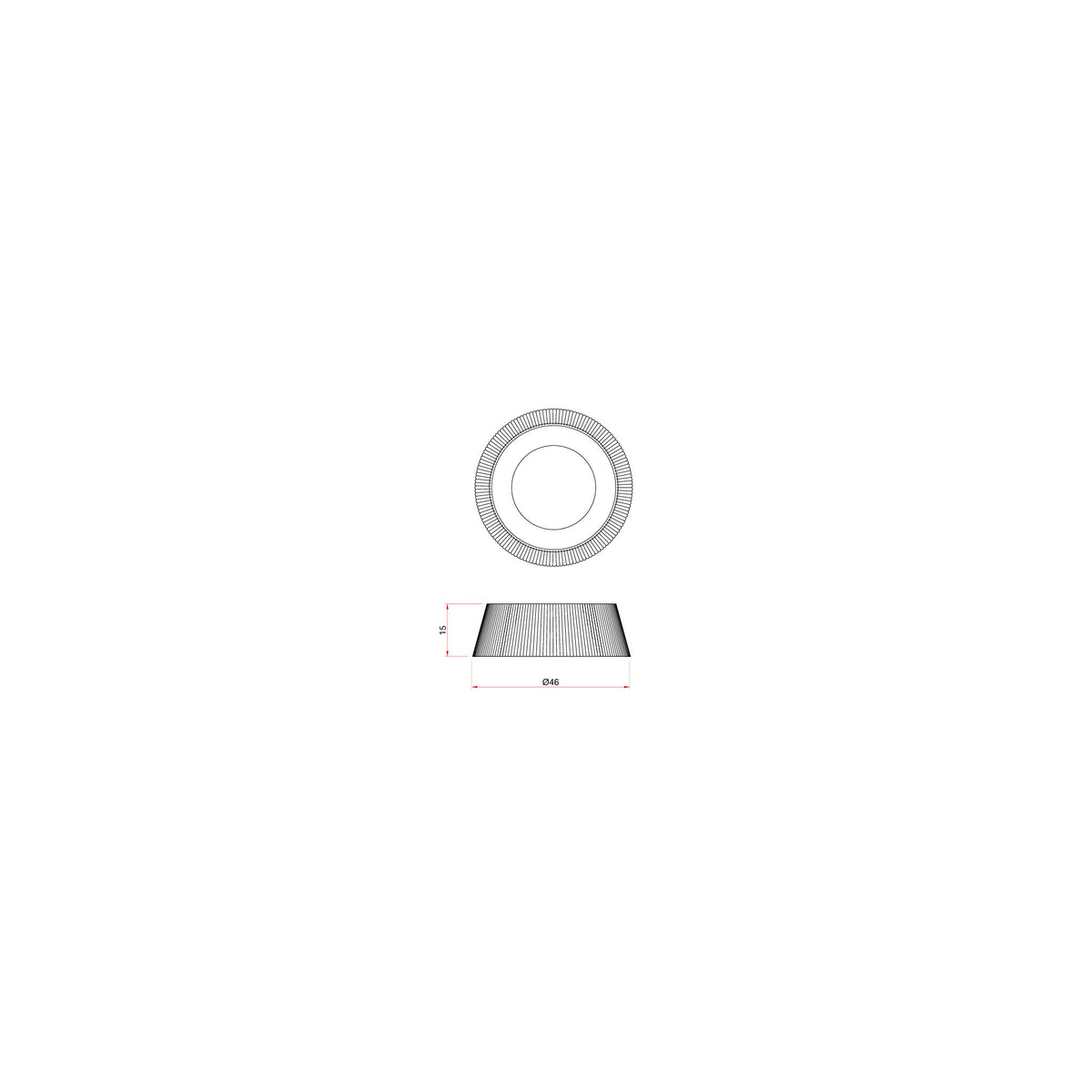 LAMPA PLAFON FABIO CZARNY OD MAXLIGHT C0282
