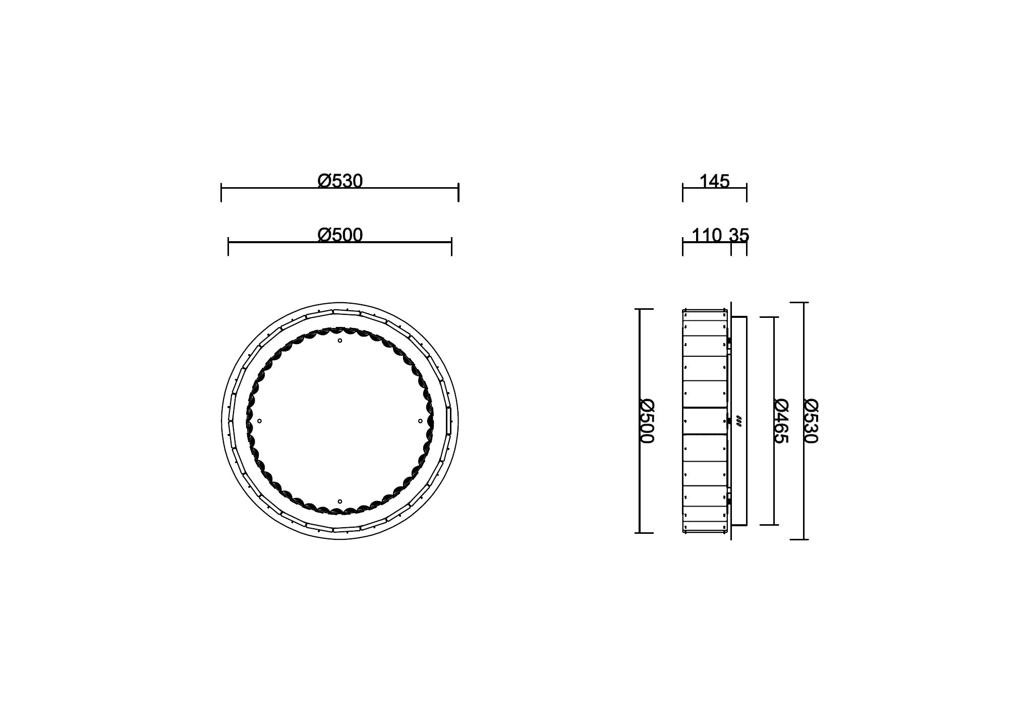 LAMPA PLAFON SAVOY NIKIEL OD MAXLIGHT C0288