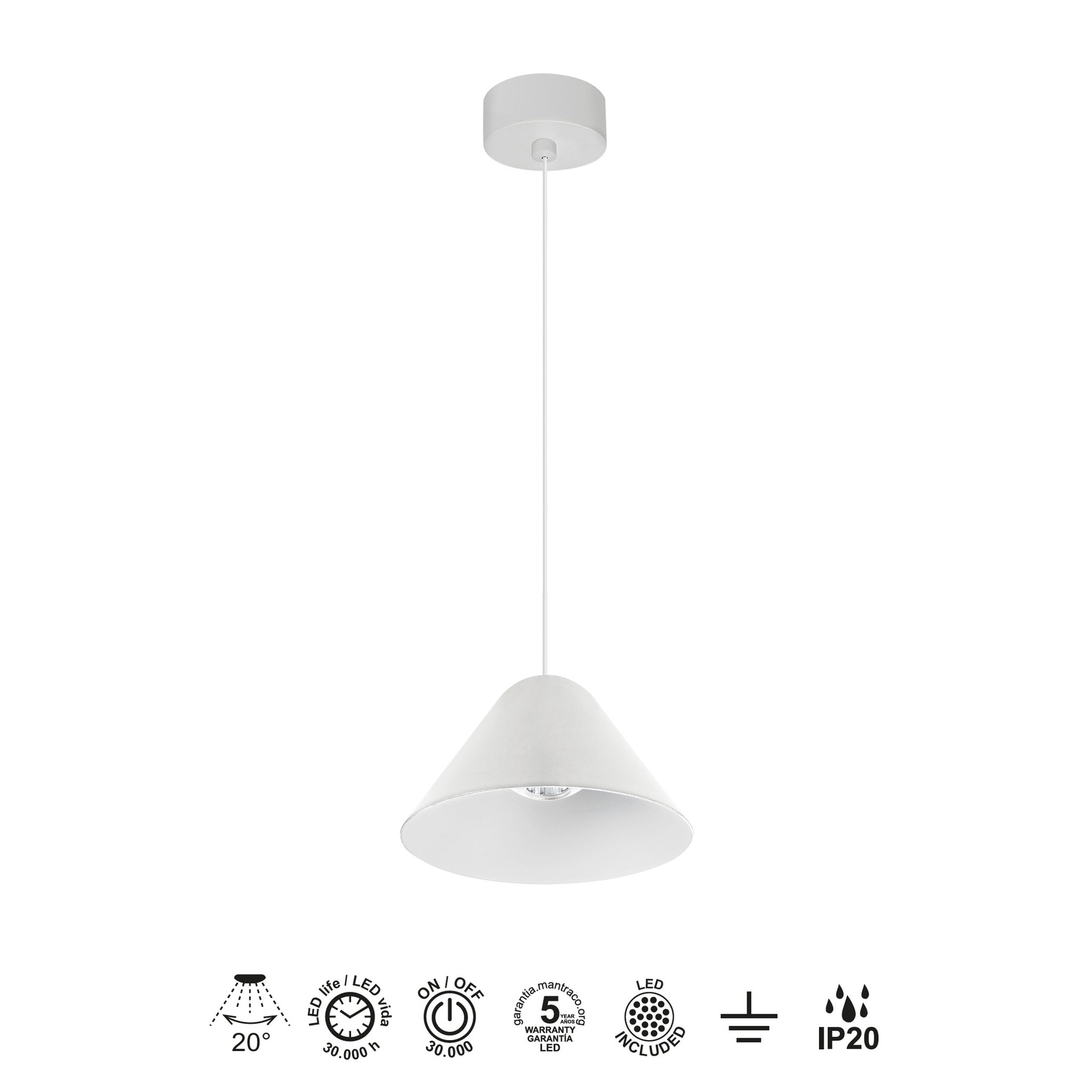 LAMPA WISZĄCA GRUISSAN OD MANTRA 8465