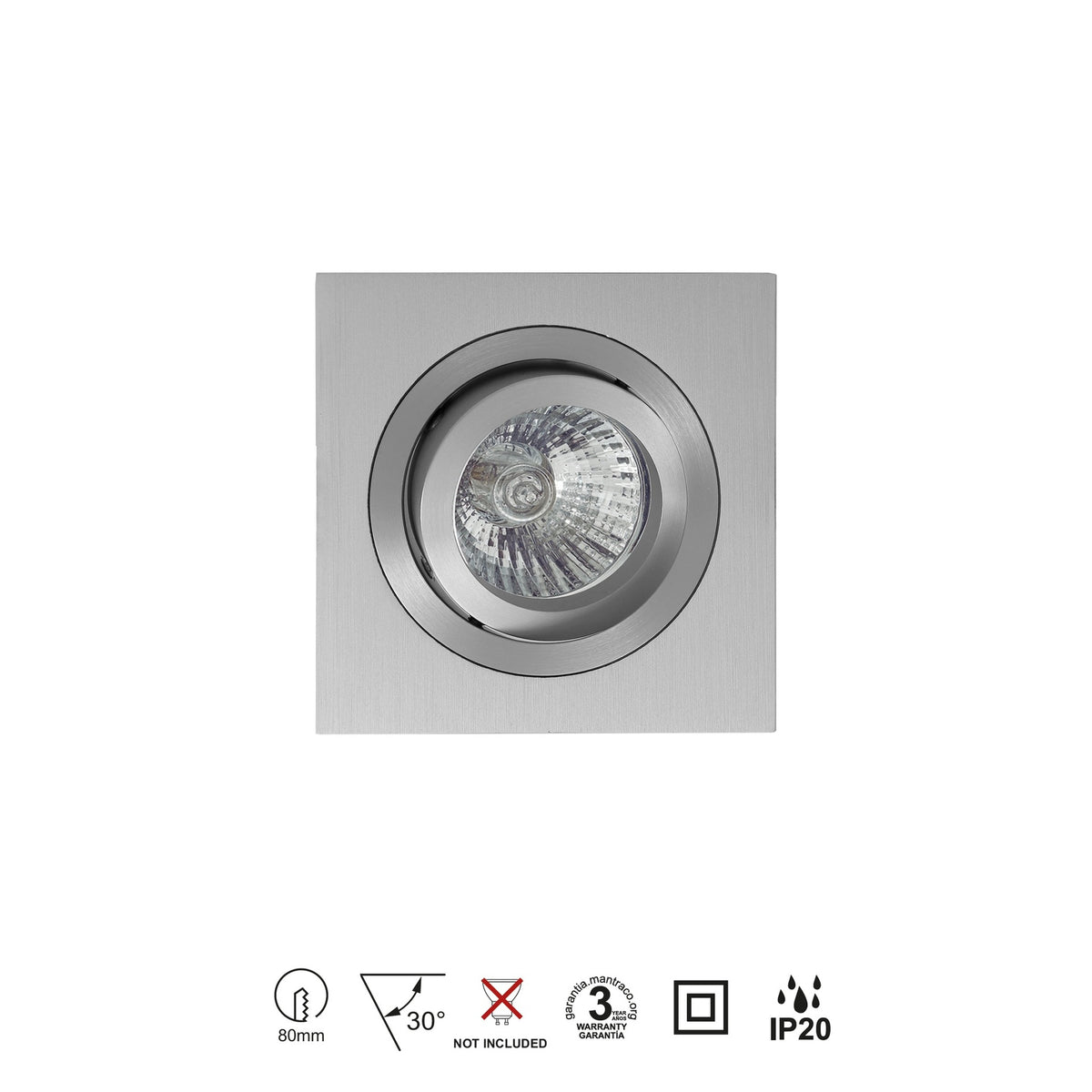 LAMPA WPUSZCZANA BASICO GU10 OD MANTRA C0006