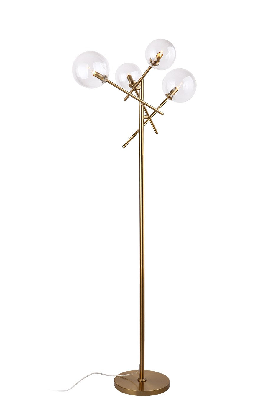 LAMPA PODŁOGOWA LOLLIPOP MOSIĘŻNY OD MAXLIGHT F0042