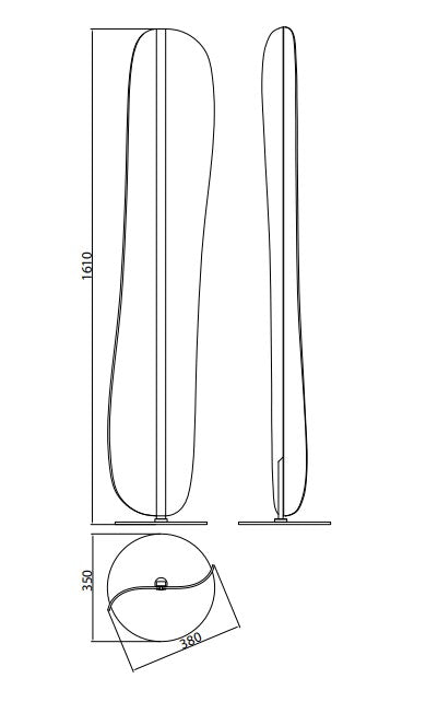 LAMPA PODŁOGOWA BIANCA 7769 BIAŁY od MANTRA