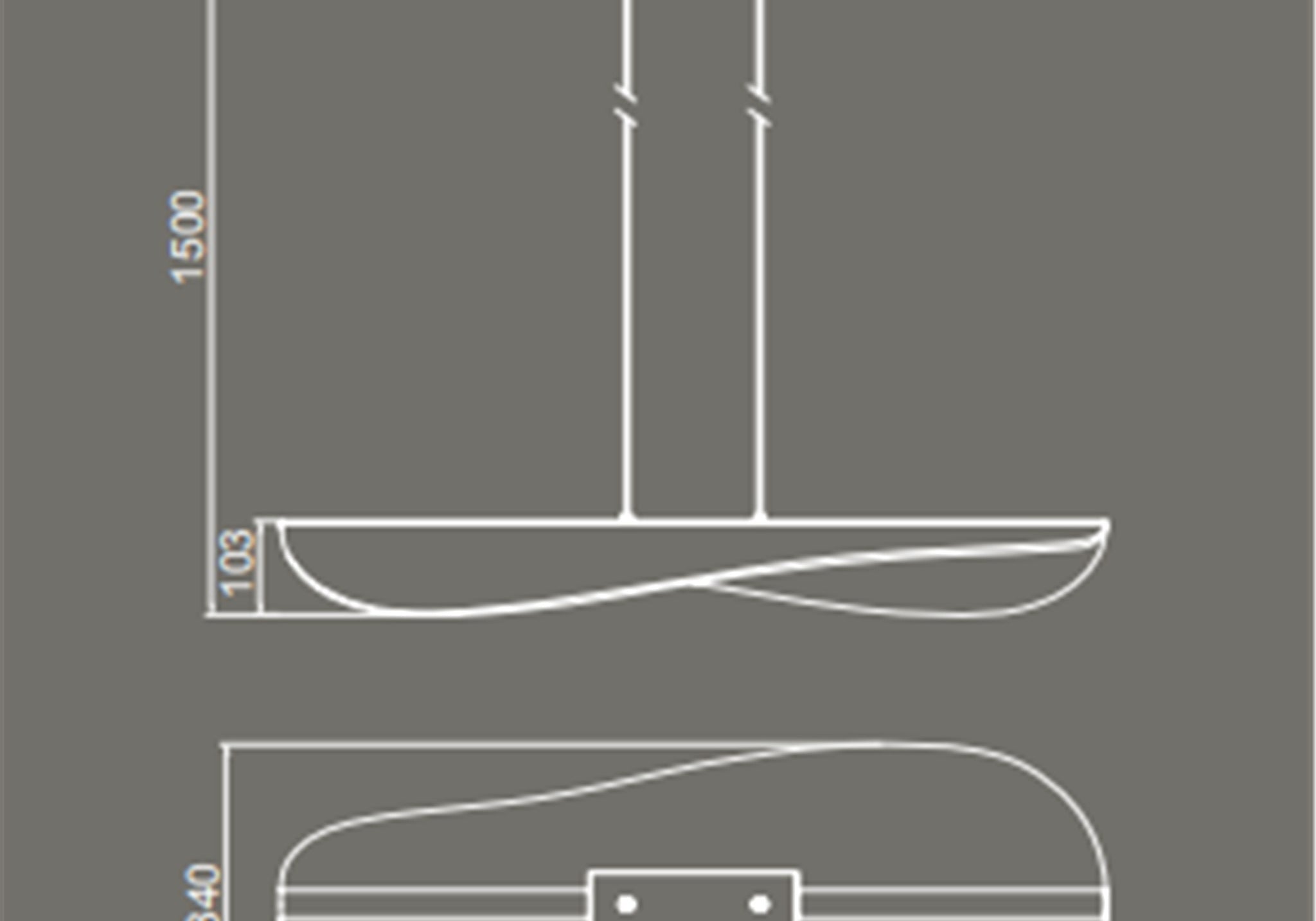 LAMPA WISZĄCA  OD MANTRA 8209