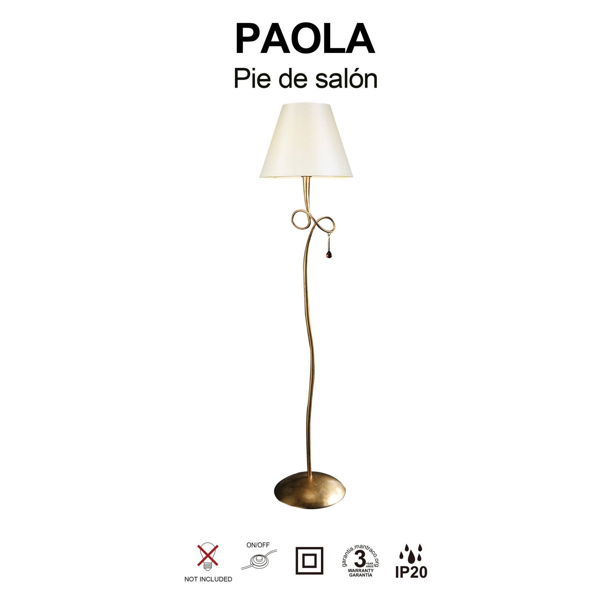 LAMPA PODŁOGOWA PAOLA OD MANTRA 3543
