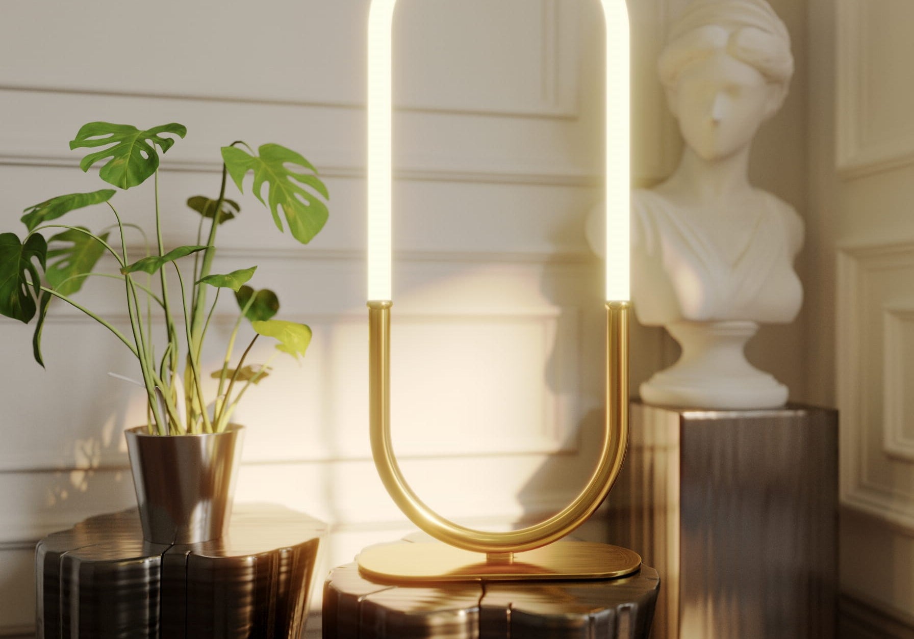 LAMPA  OLIVIA ZŁOTY OD MAXLIGHT T0045D