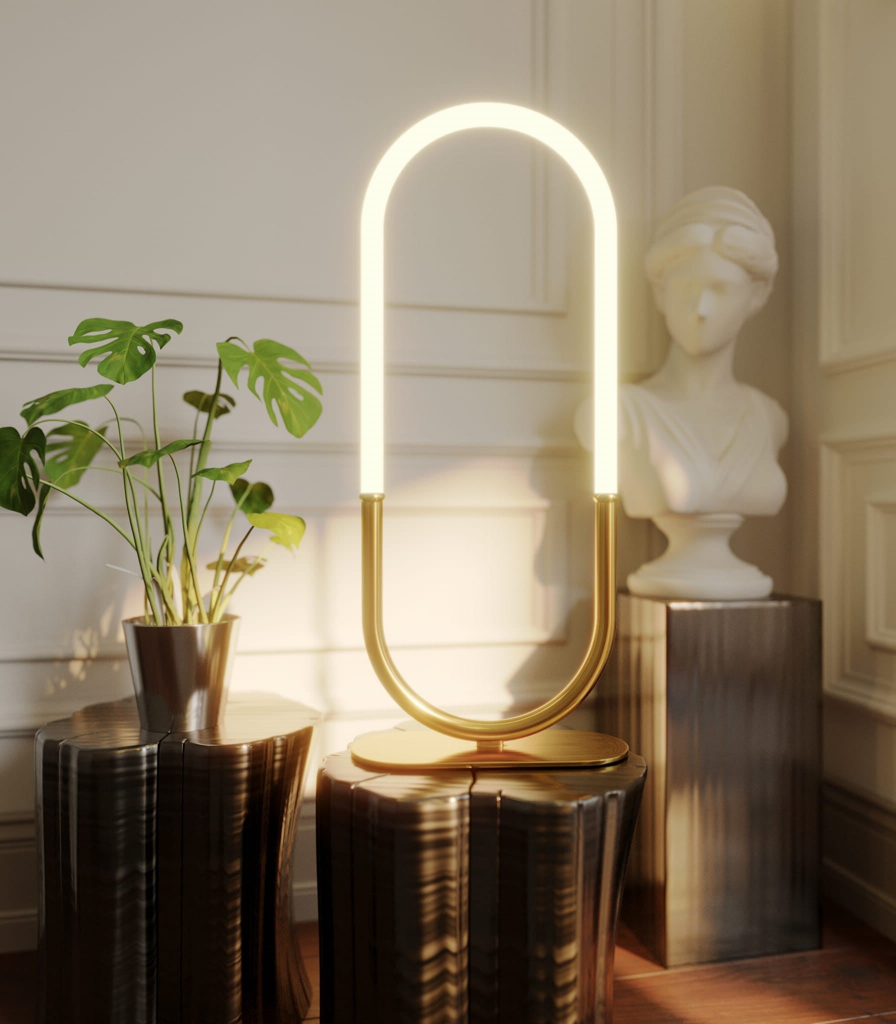 LAMPA  OLIVIA ZŁOTY OD MAXLIGHT T0045D