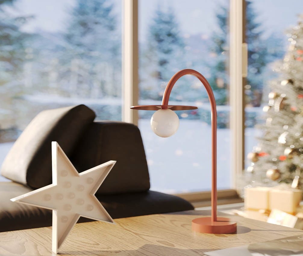 LAMPA  ENIGMA CZERWONY OD MAXLIGHT T0060