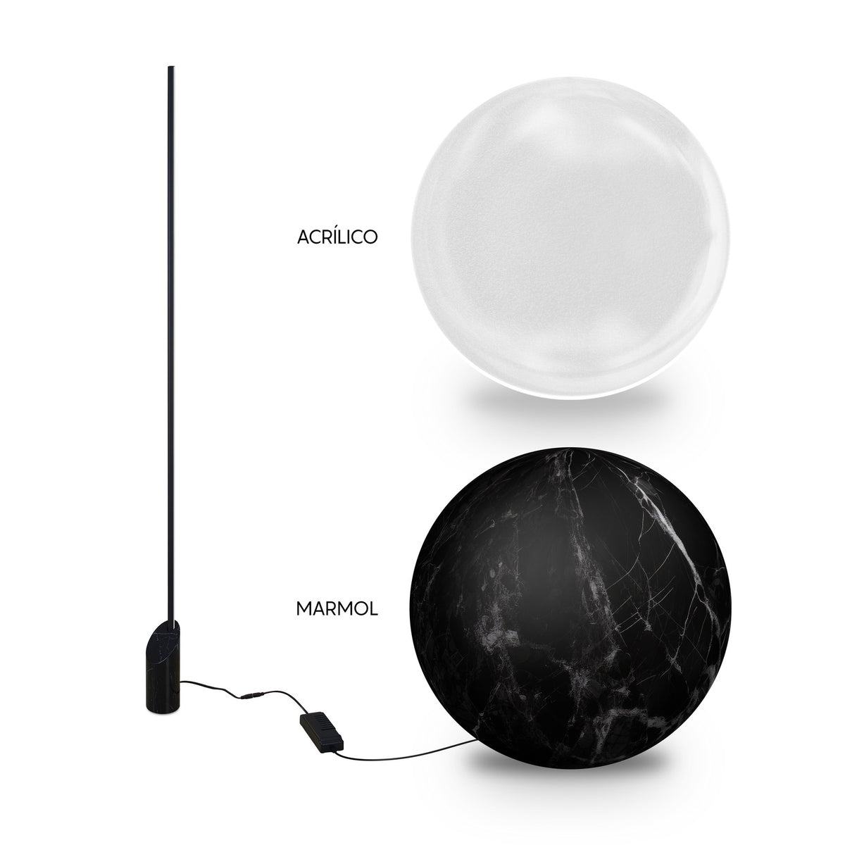 LAMPA PODŁOGOWA MARMOL OD MANTRA 8513