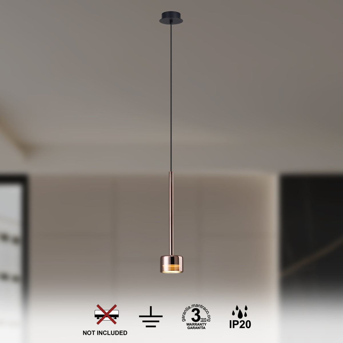 LAMPA WISZĄCA TONIC OD MANTRA 7877