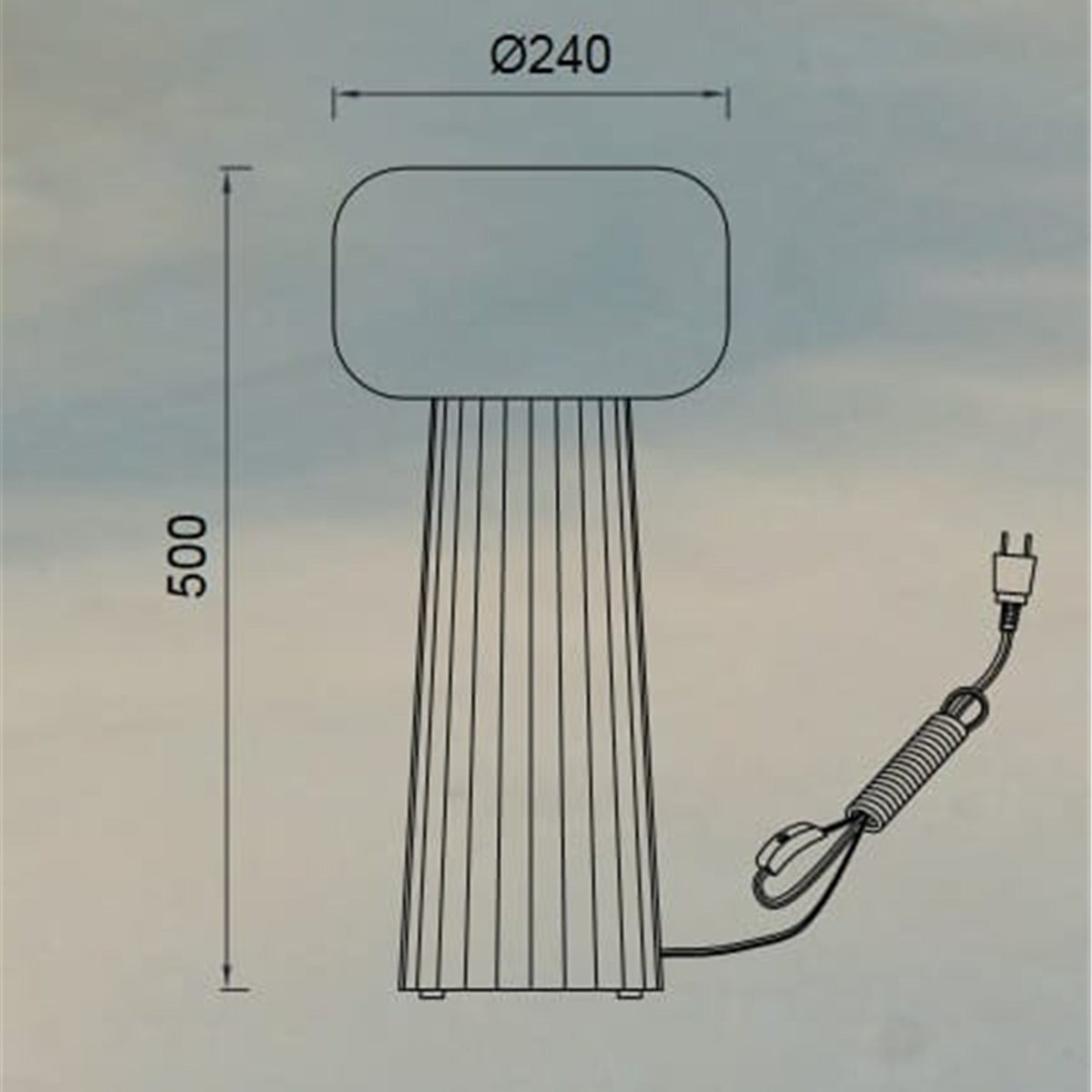 LAMPA STOŁOWA FARO OD MANTRA 7249