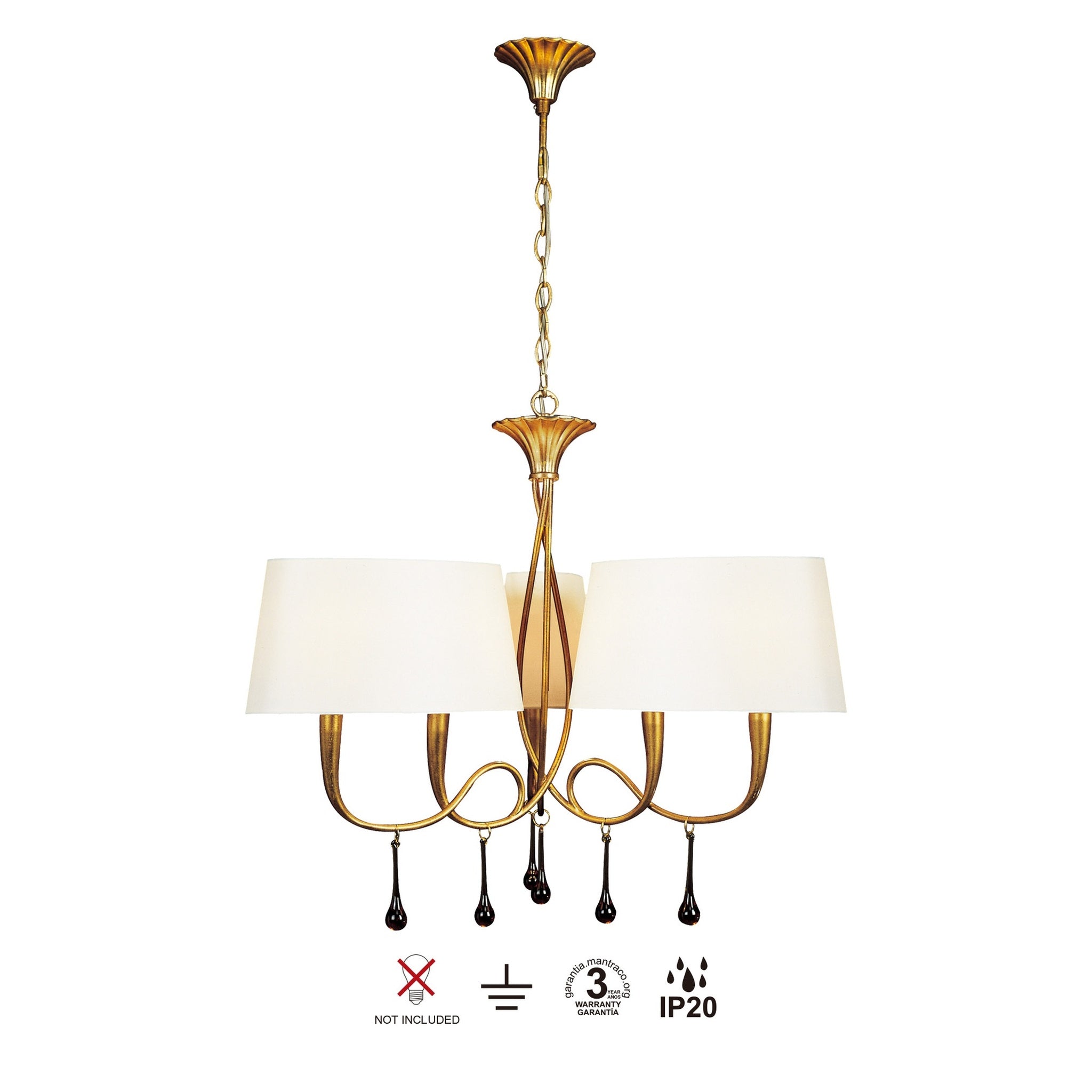 LAMPA WISZĄCA PAOLA OD MANTRA 3540