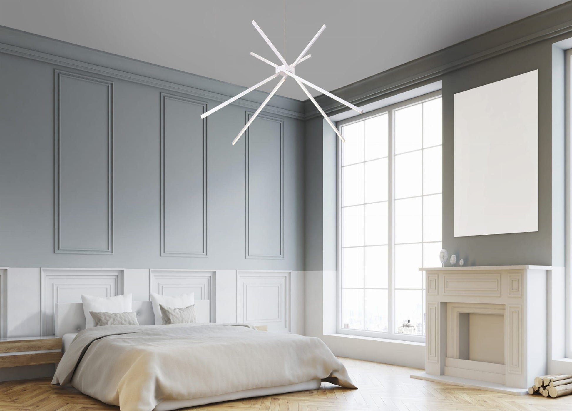 LAMPA  SPIDER BIAŁY OD MAXLIGHT P0270