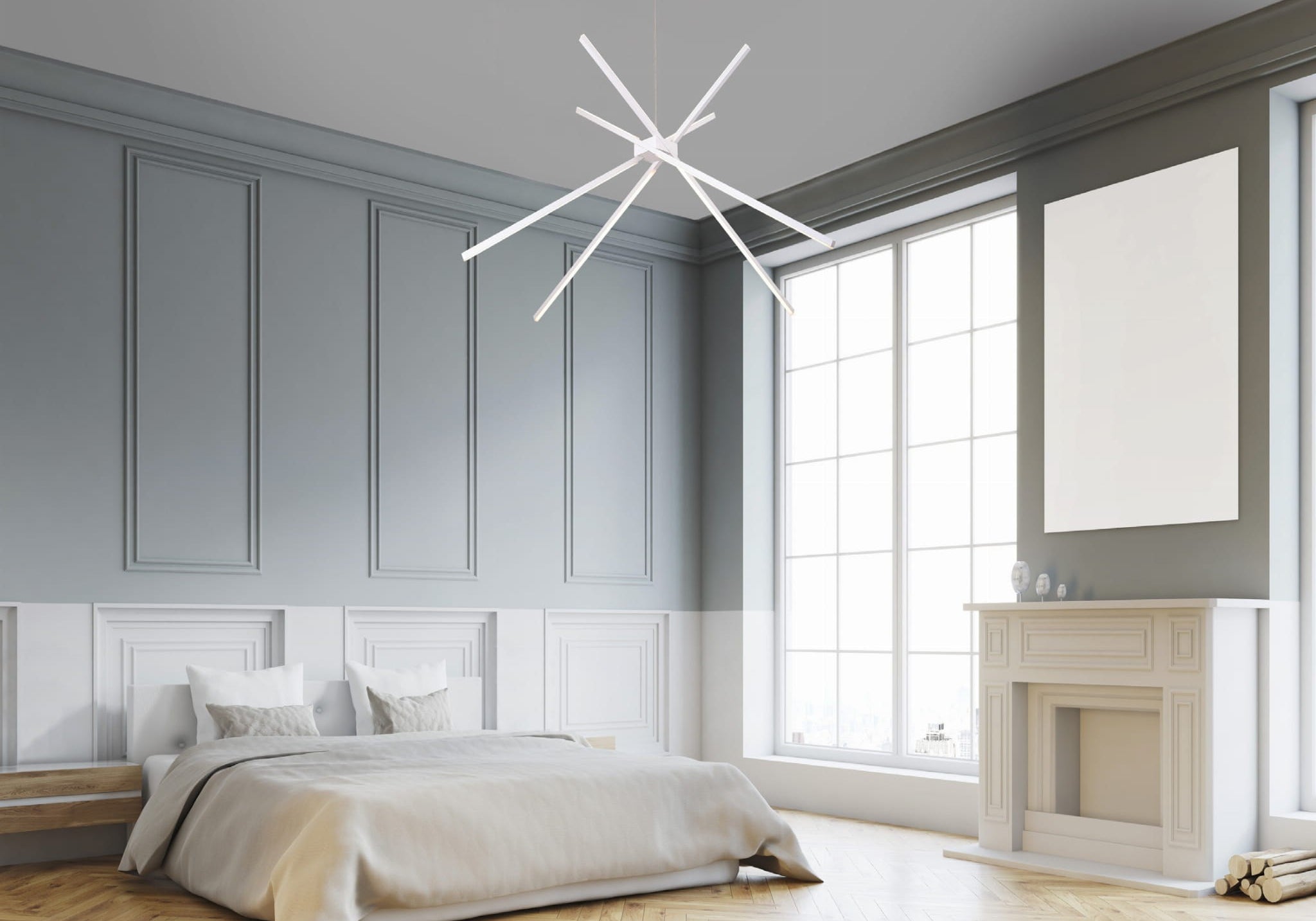 LAMPA  SPIDER BIAŁY OD MAXLIGHT P0270