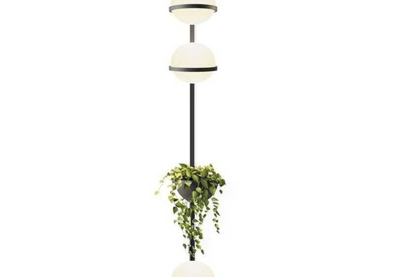 LAMPA WISZĄCA PALMA CZARNY od VIBIA