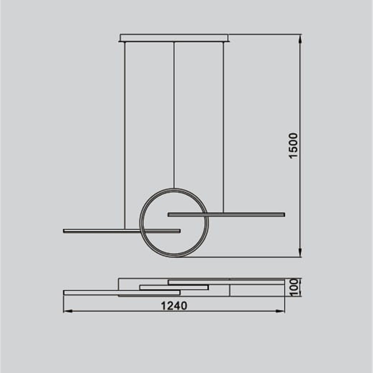 LAMPA WISZĄCA KITESURF OD MANTRA 7140