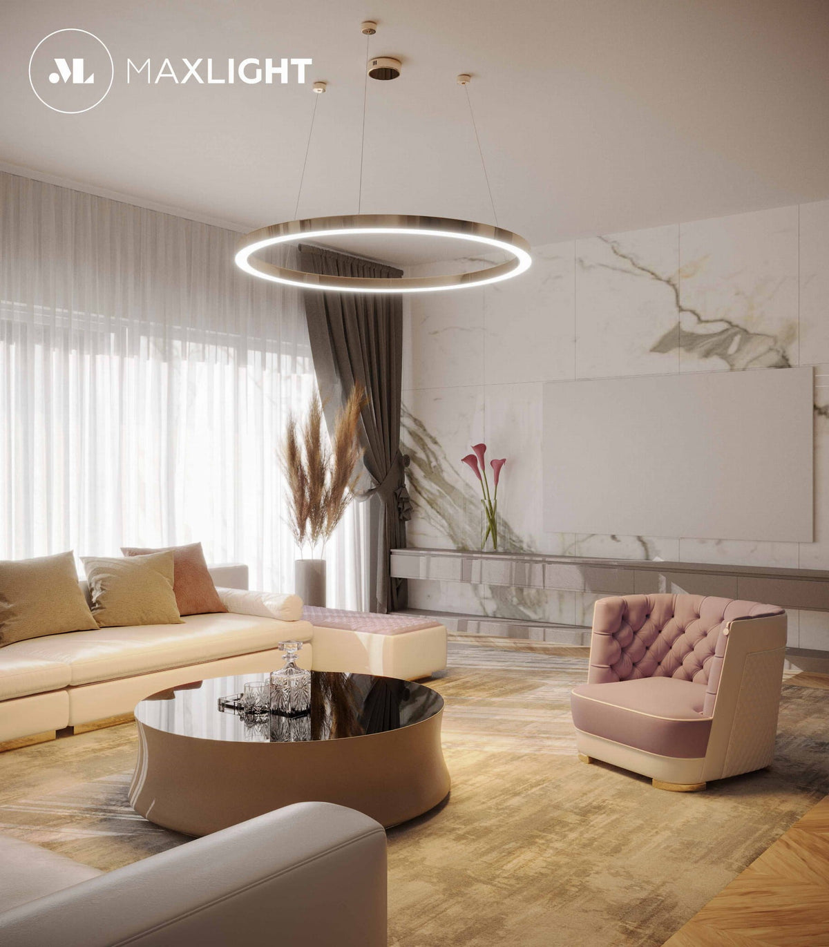 LAMPA  LUXURY ZŁOTY OD MAXLIGHT P0370D