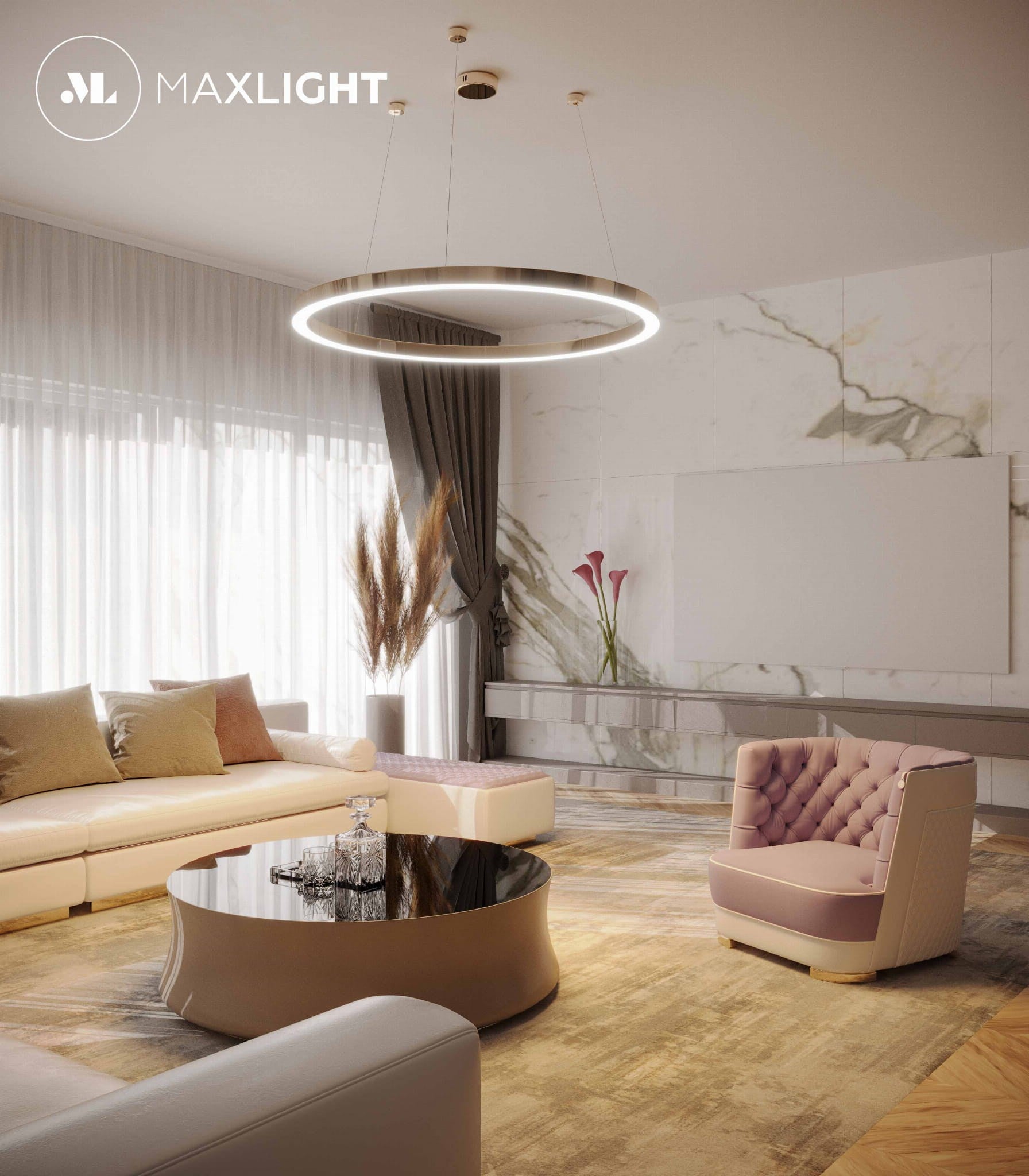 LAMPA  LUXURY ZŁOTY OD MAXLIGHT P0370D