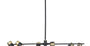 LAMPA  PUMA ZŁOTY OD MAXLIGHT P0409