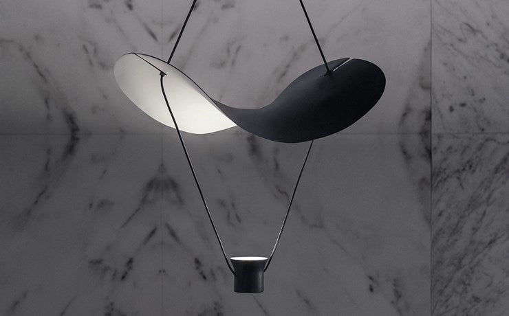 LAMPA WISZĄCA VOLLEE CZARNY od MASIERO
