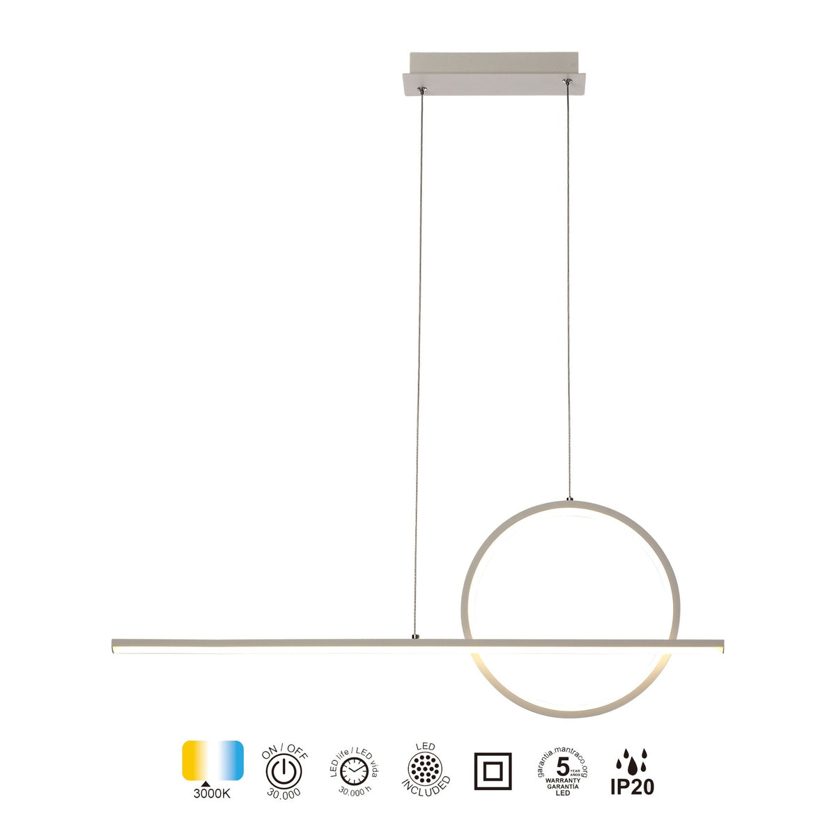 LAMPA WISZĄCA KITESURF OD MANTRA 7192