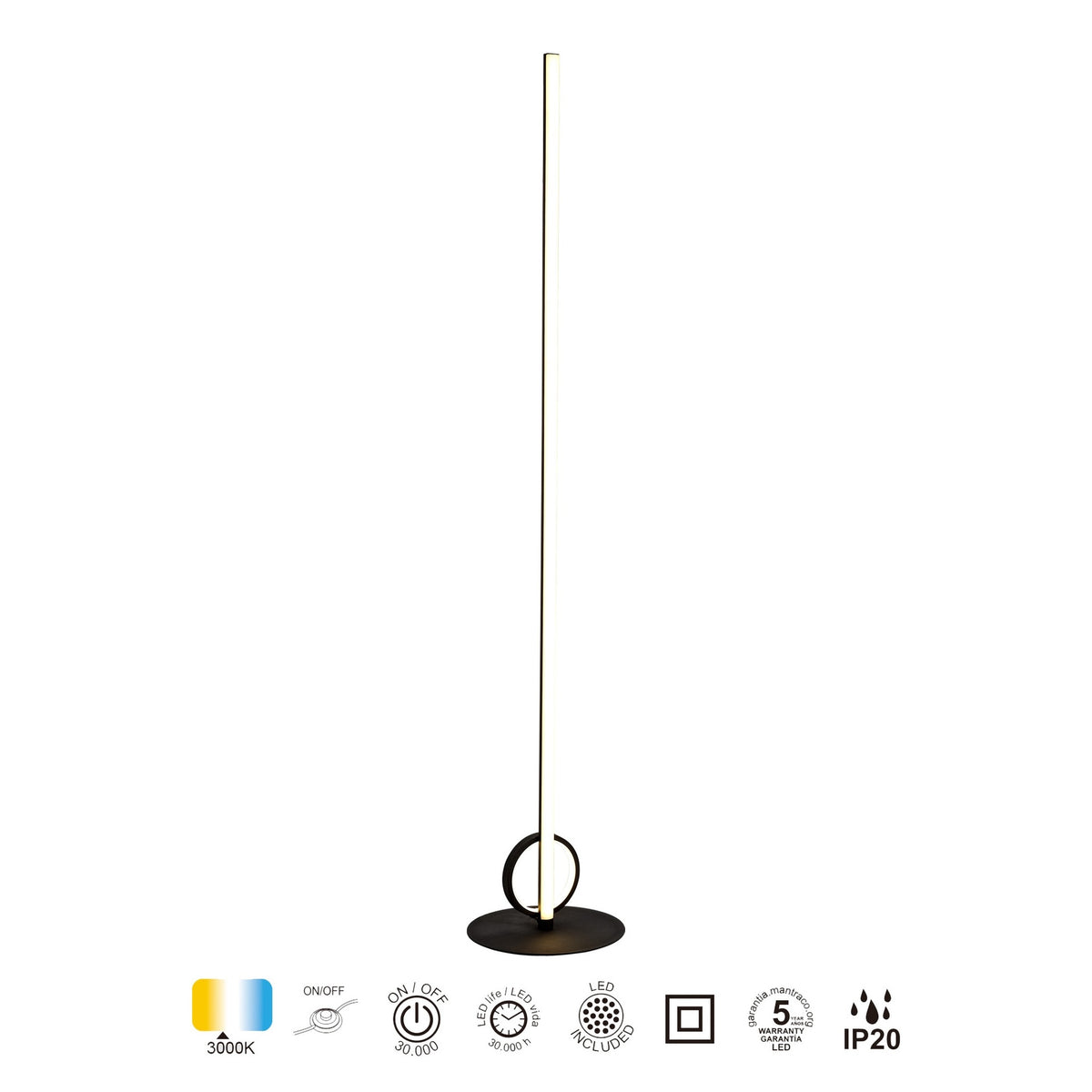 LAMPA PODŁOGOWA KITESURF OD MANTRA 7146