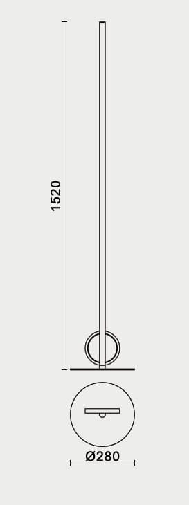 LAMPA PODŁOGOWA KITESURF 7146 CZARNY od MANTRA