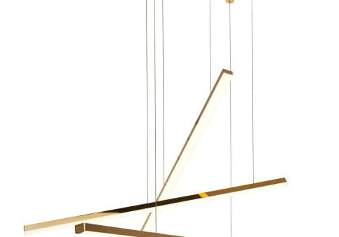 LAMPA  TRIO ZŁOTY OD MAXLIGHT P0426D