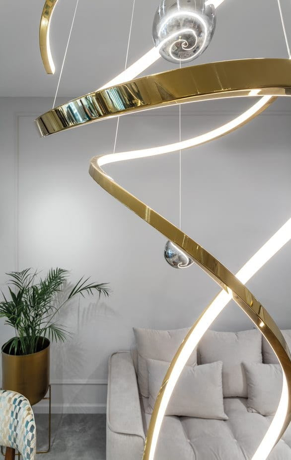 LAMPA  RITZ ZŁOTY OD MAXLIGHT P0427D