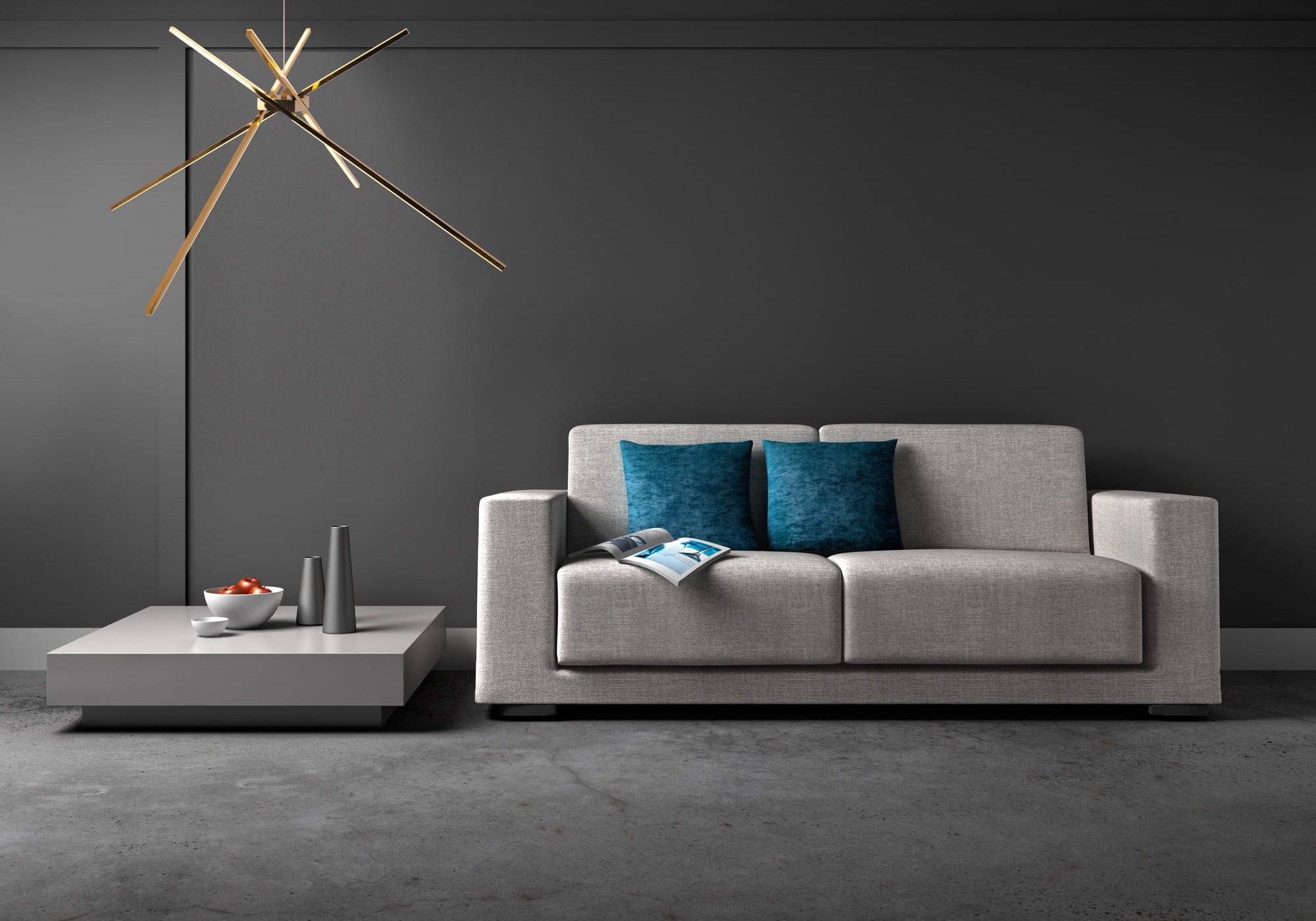 LAMPA  SPIDER ZŁOTY OD MAXLIGHT P0457