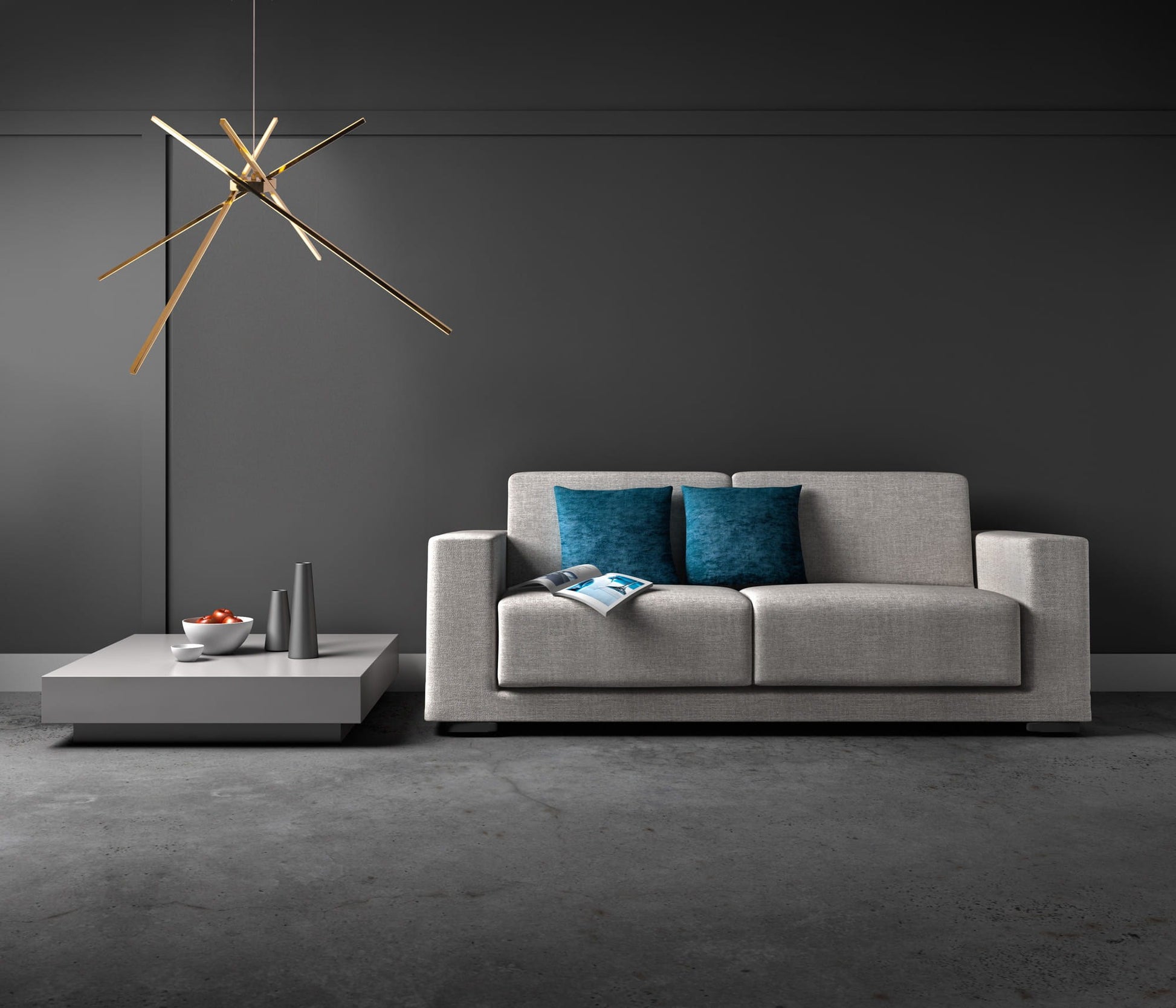 LAMPA  SPIDER ZŁOTY OD MAXLIGHT P0457