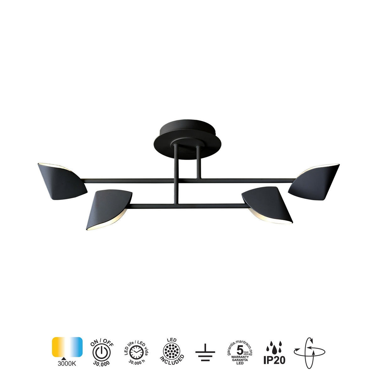 LAMPA SUFITOWA CAPUCCINA OD MANTRA 7582