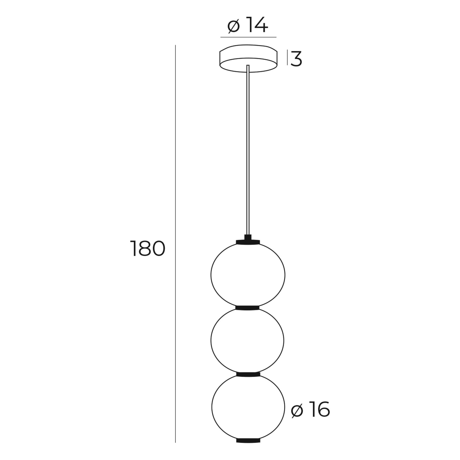 LAMPA  TAMA CZARNY OD MAXLIGHT P0470