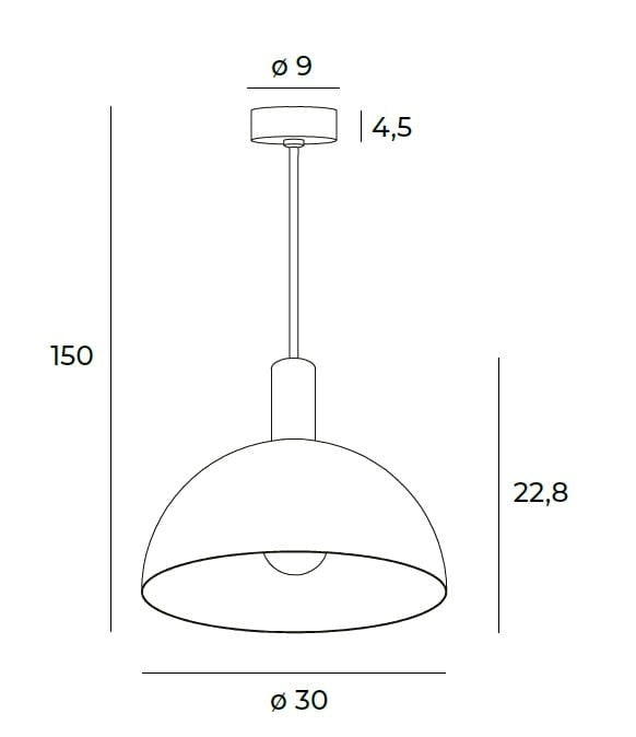LAMPA  LUISANT CZARNY OD MAXLIGHT P0473