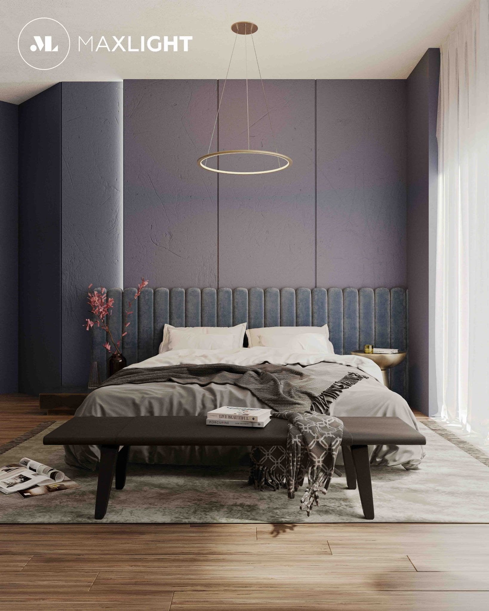 LAMPA  QUEEN ZŁOTY OD MAXLIGHT P0493