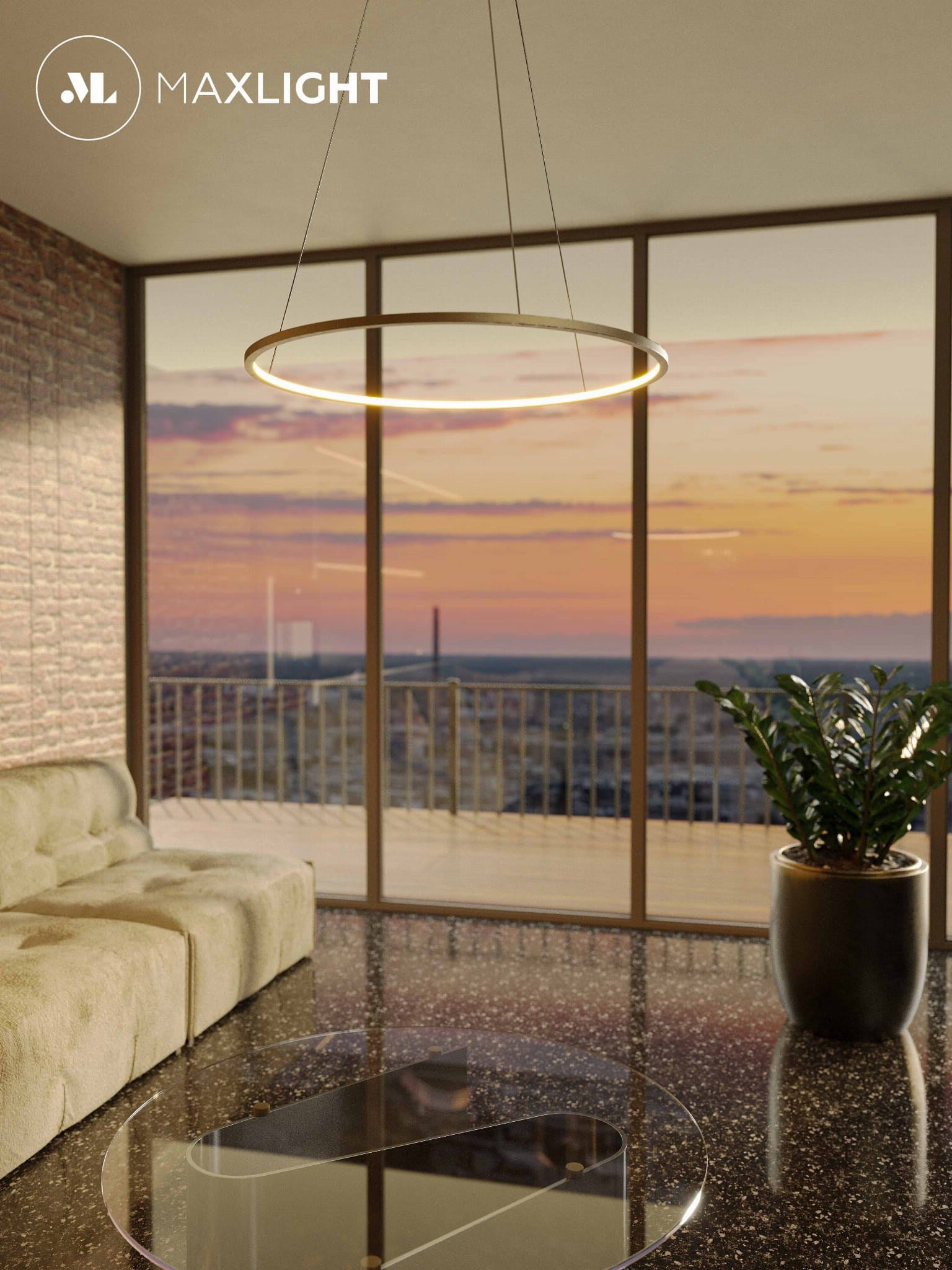 LAMPA  QUEEN ZŁOTY OD MAXLIGHT P0494