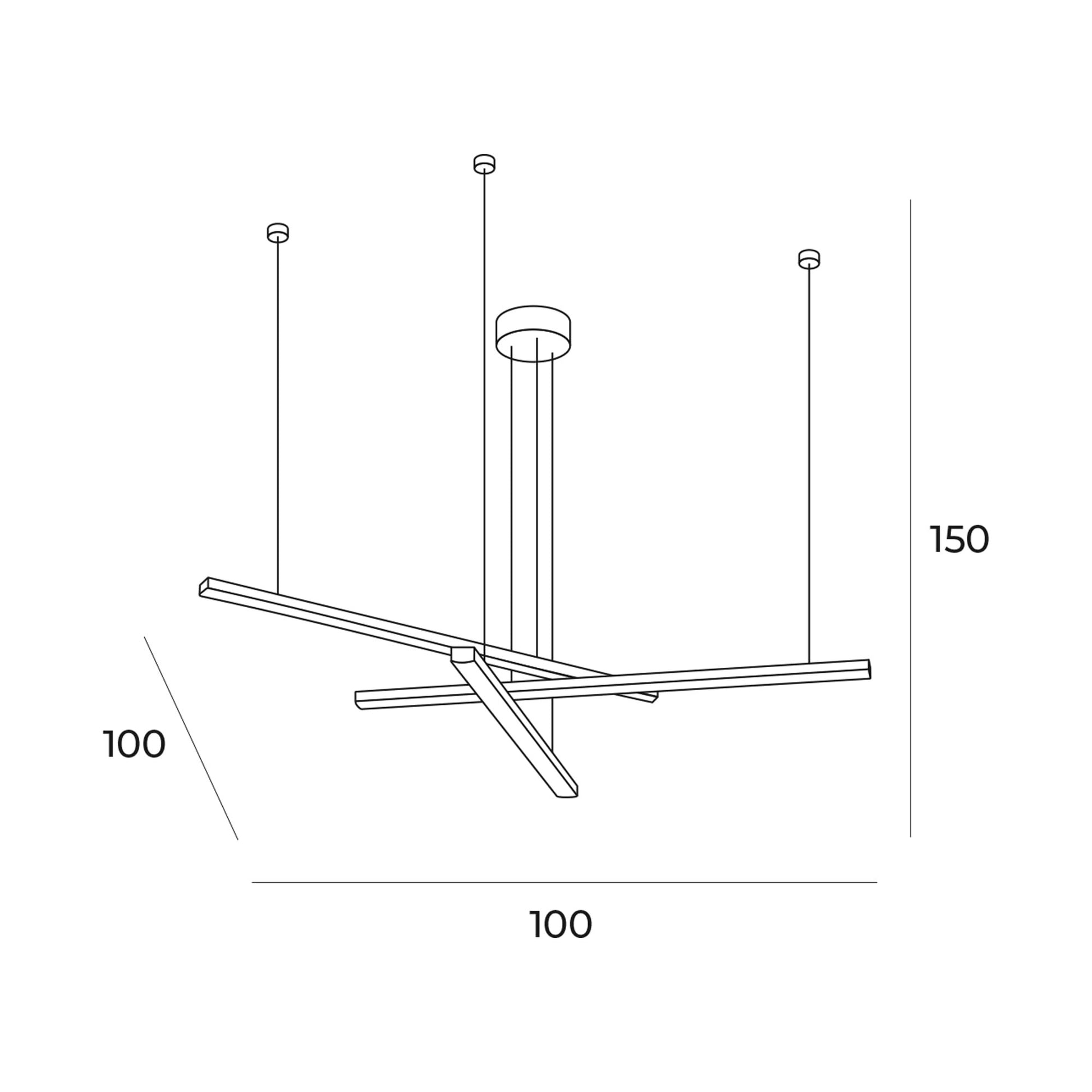 LAMPA  TRIO ZŁOTY OD MAXLIGHT P0474D