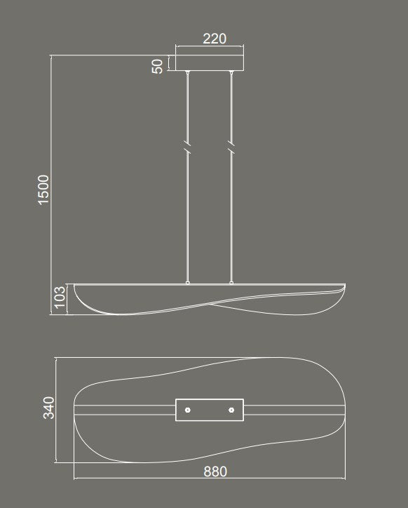 LAMPA WISZĄCA BIANCA 7765 BIAŁY od MANTRA