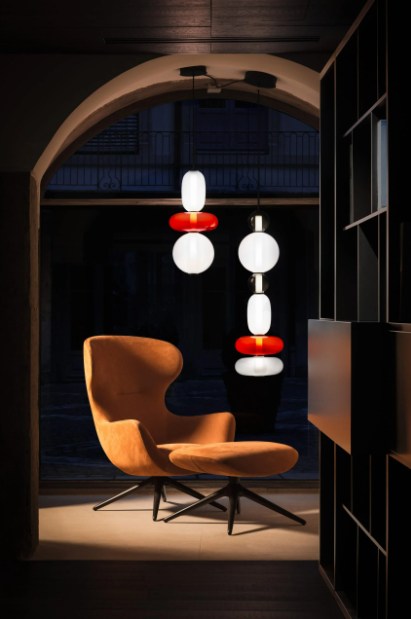 LAMPA WISZĄCA PEBBLES WIELOKOLOROWY od BOMMA