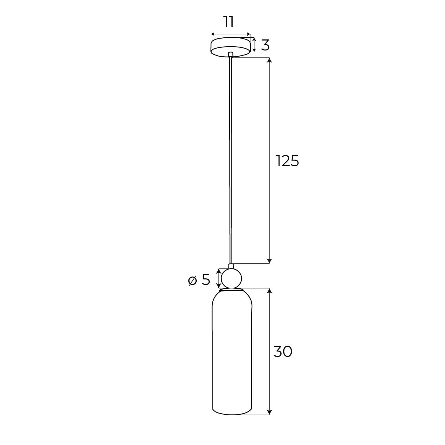 LAMPA  CAMPANILA MOSIĘŻNY OD MAXLIGHT P0510