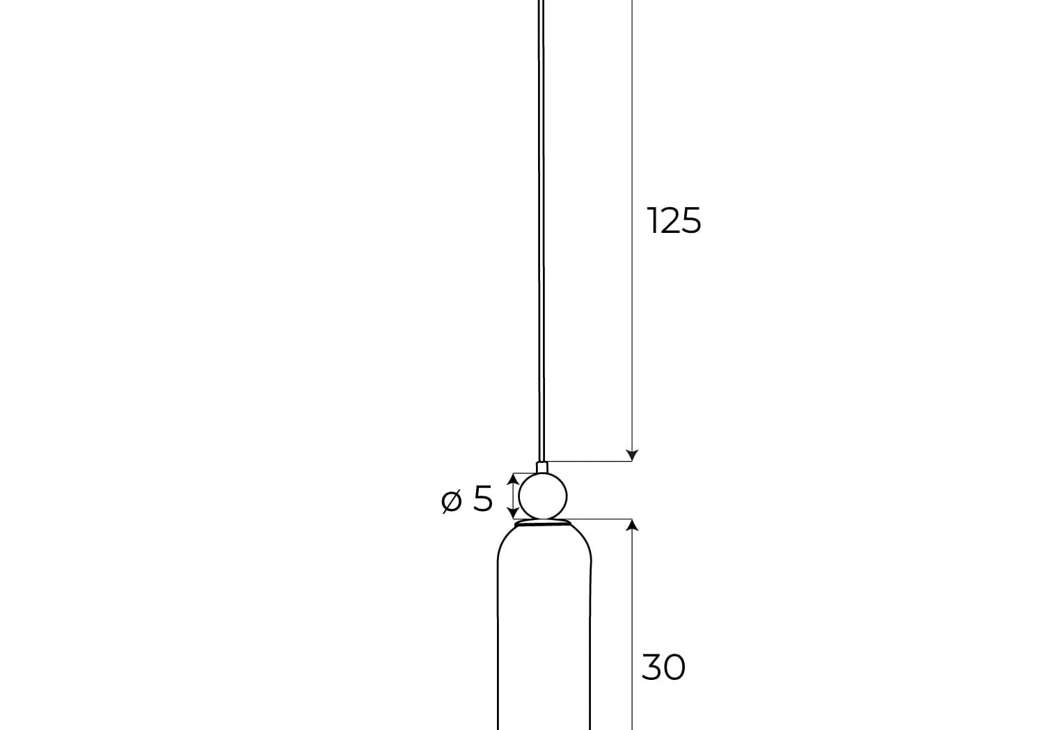 LAMPA  CAMPANILA MOSIĘŻNY OD MAXLIGHT P0511